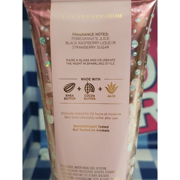 BBW Triple Berry Martini 24 Hour Moisture Ultra Shea Body Cream - Picture 2 of 2